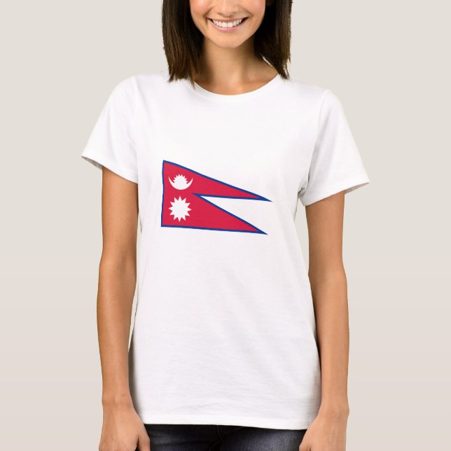 Nepal Flag T-Shirt (Front)