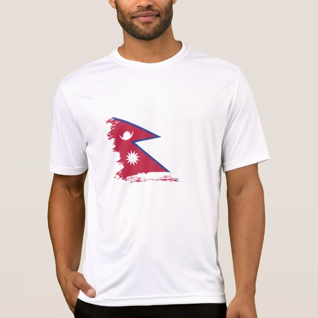 Nepal flag T-Shirt (Front)