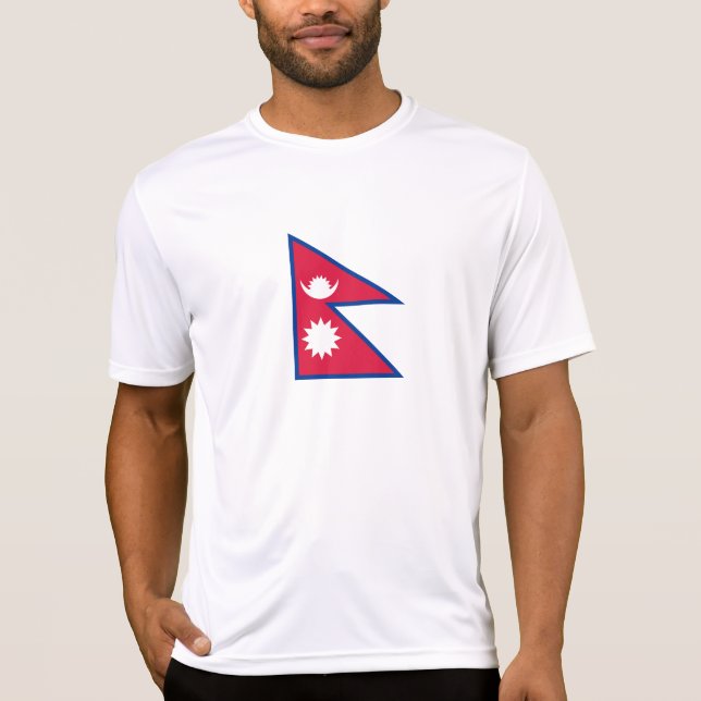 Nepal Flag T-Shirt (Front)