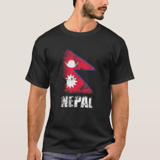 Nepal Flag T Shirt Nepalese Flag Tee