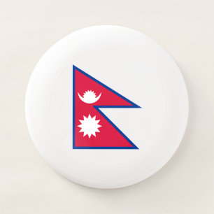 Nepal Flag Wham-O Frisbee