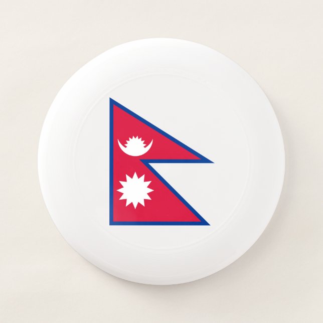 Nepal Flag Wham-O Frisbee (Front)