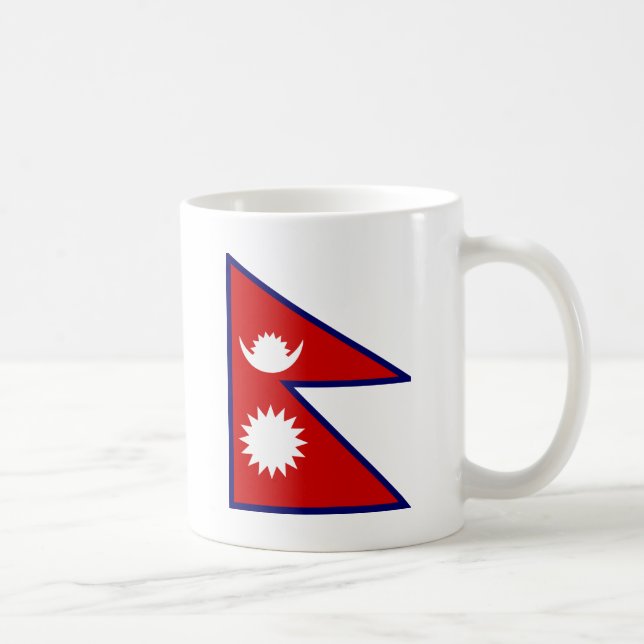 Nepal High quality Flag Coffee Mug (Right)