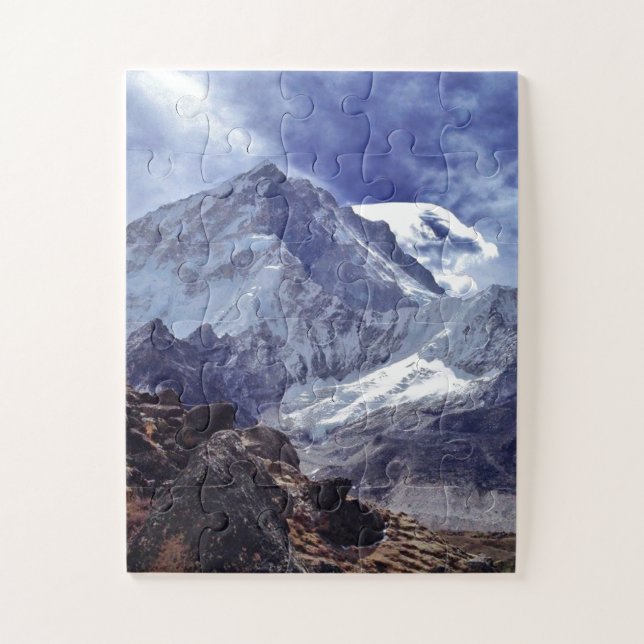 Nepal Himalaya India Mountain Climbing Jigsaw Puzzle (Vertical)