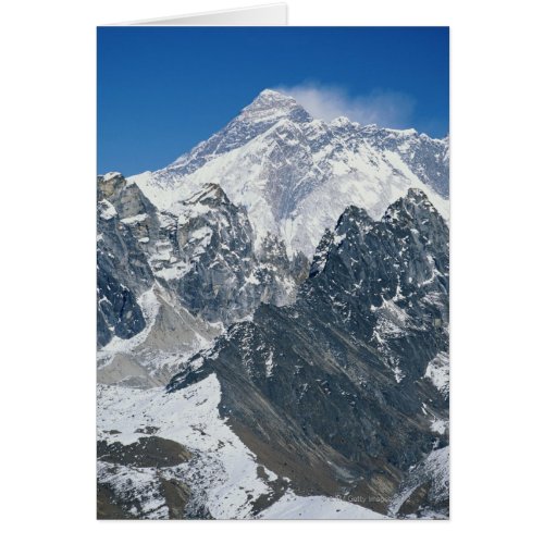 Nepal Himalayas view of Mt Everest from Gokyo
