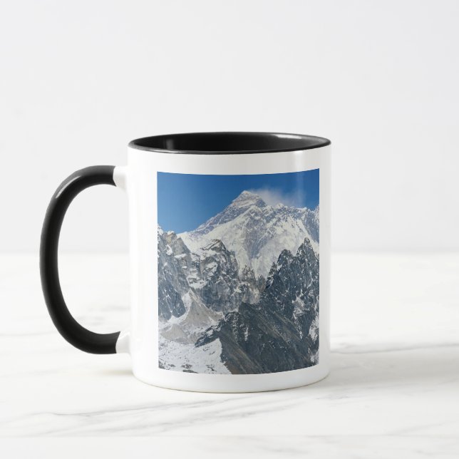 Nepal, Himalayas, view of Mt Everest from Gokyo Mug (Left)