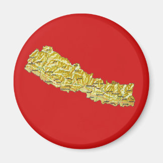 Nepal Map Magnet