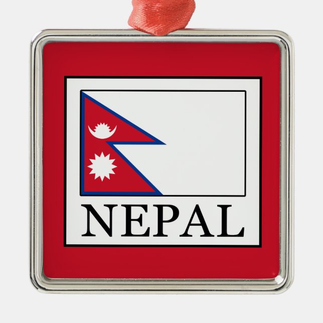 Nepal Metal Ornament (Front)
