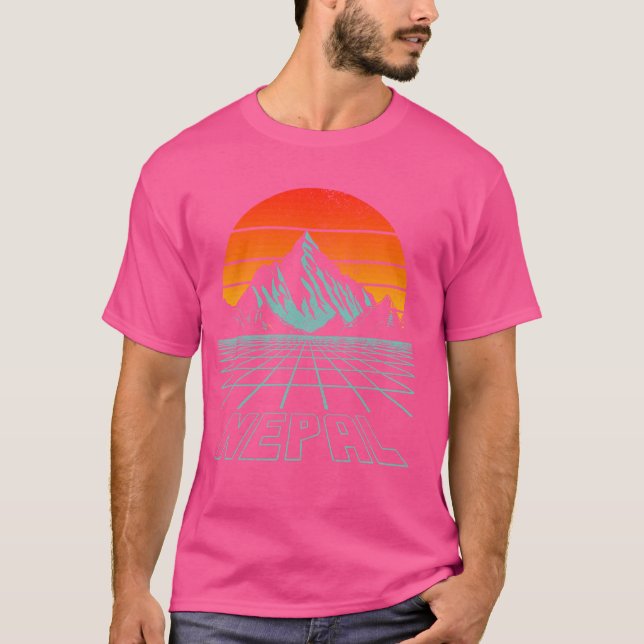 Nepal Mountains Himalaya Mount Everest Nepali Souv T-Shirt (Front)