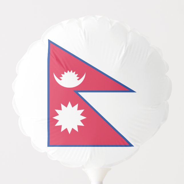 Nepal (Nepalese) Flag Balloon (Front)