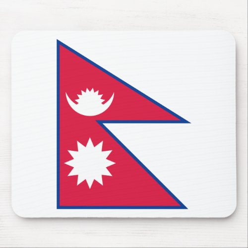 Nepal Nepalese Flag Mouse Pad