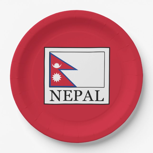 Nepal Paper Plates (Front)