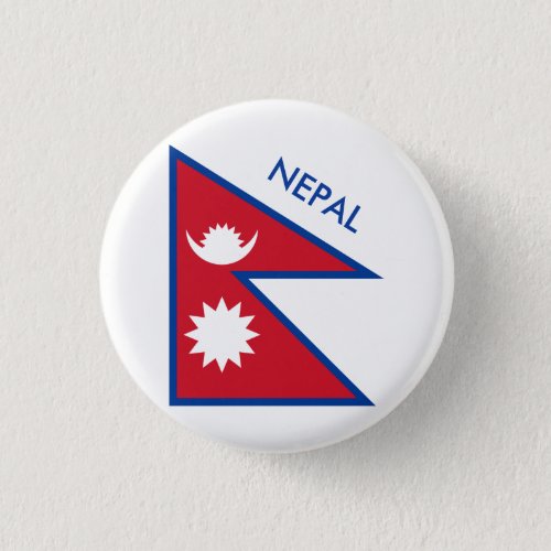 nepal pinback button