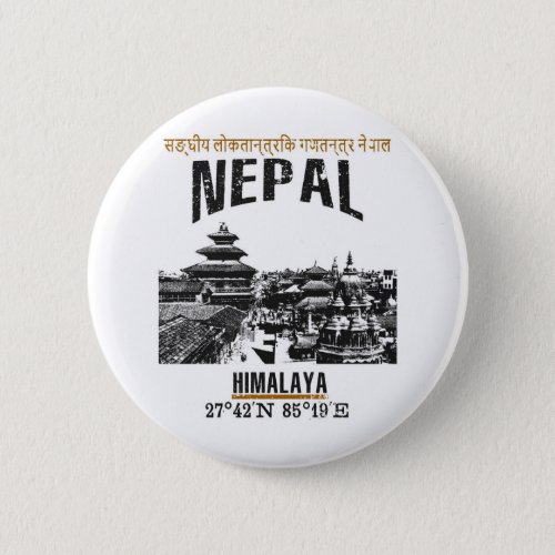 Nepal Pinback Button