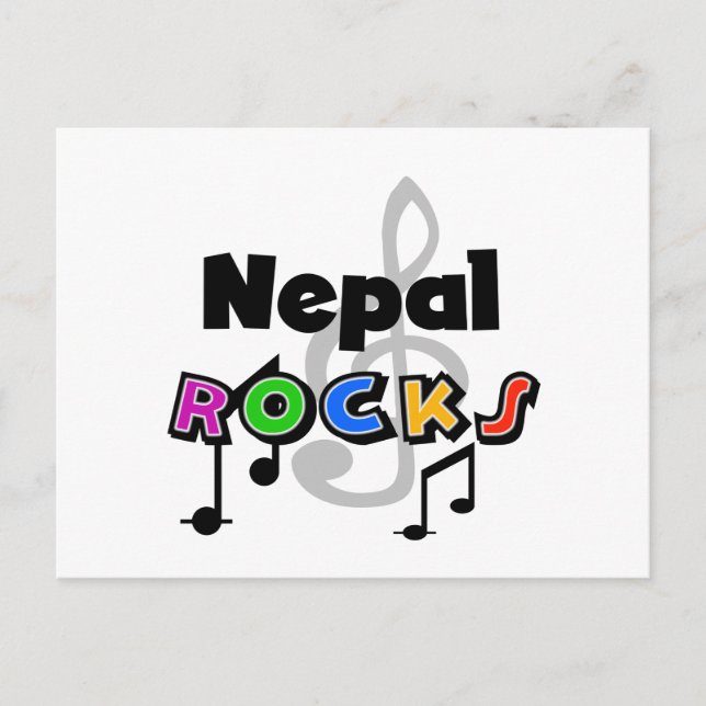 Nepal Rocks Postcard (Front)