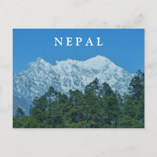 Nepal Snowy Mountains Postcard