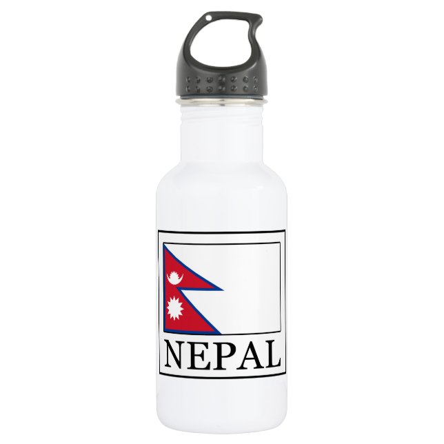 Nepal Stainless Steel Water Bottle (Front)