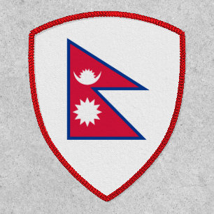 Nepalese Flag, Flag of Nepal Patch
