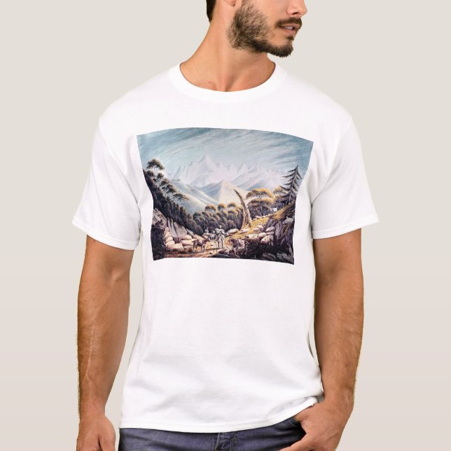 Nepalese Herdsmen in the Himalayas, 1826 T-Shirt (Front)
