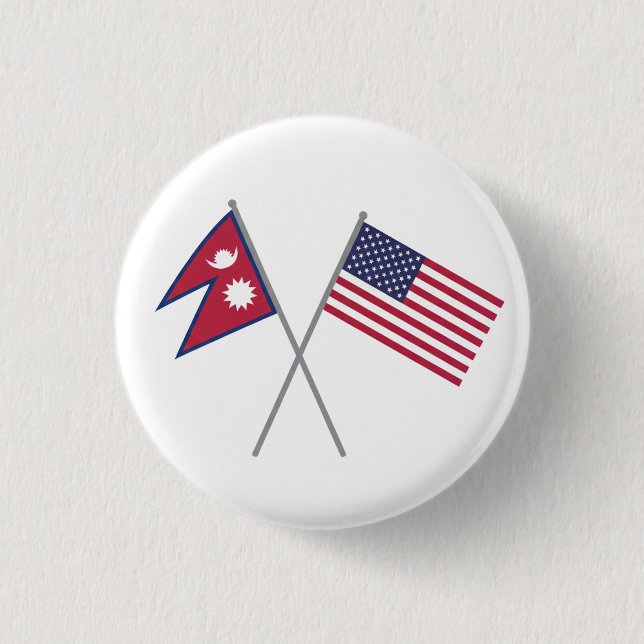 Nepali-American Button (Front)