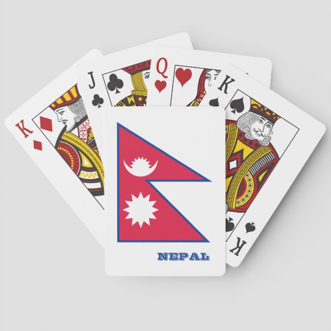 Nepali Flag Games, Nepal Playing Cards (Back)