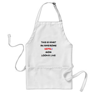 nepali mom, awesome adult apron