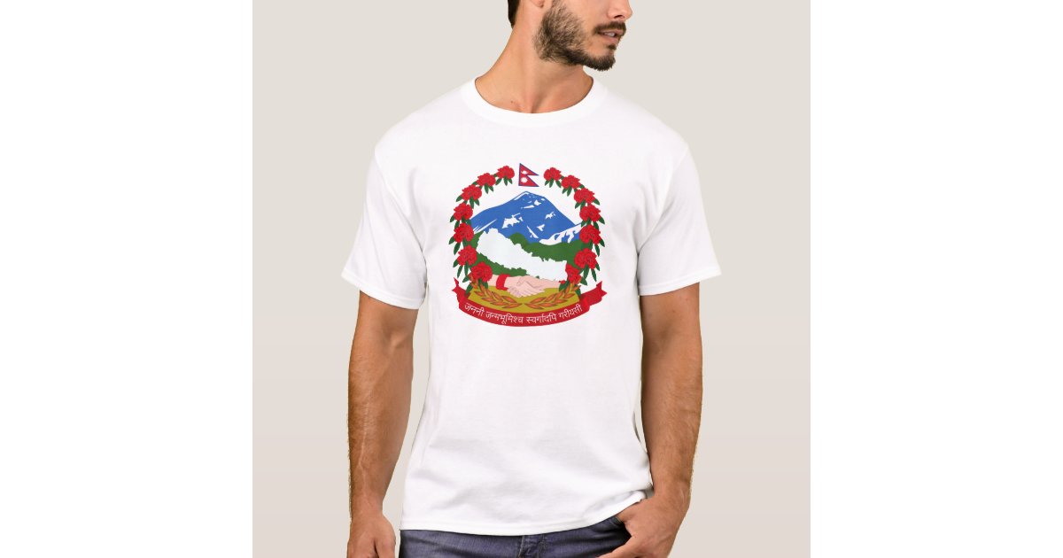 venom crack Afvist Nepali (Nepalese) national emblem T-Shirt | Zazzle