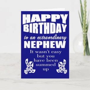 Nephew birthday card