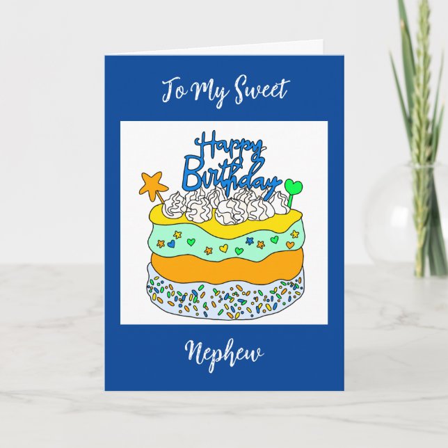 Nephew Birthday Card (Front)