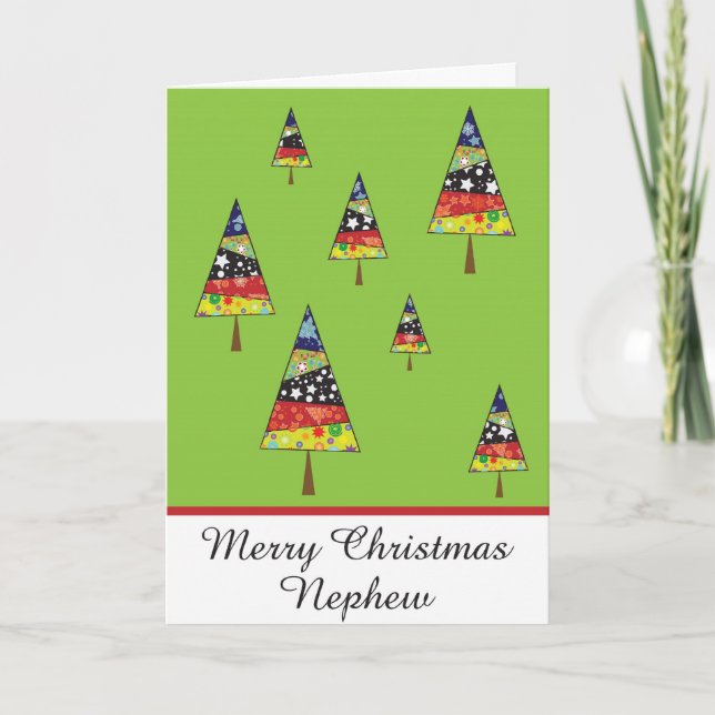 Nephew christmas greeting card (Front)