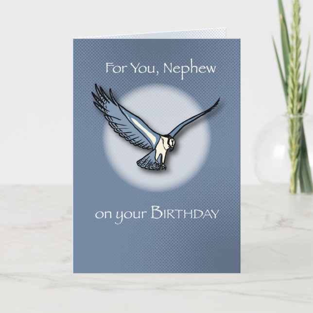 Nephew Eagle Birthday Card (Front)