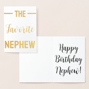 Nephew Greeting Card Funny Custom Personalized