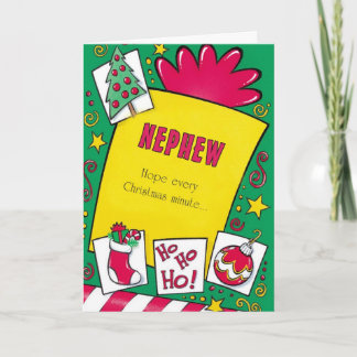 Nephew Hope every Christmas minute... Holiday Card