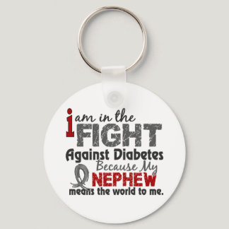 Nephew Means World To Me Diabetes Keychain