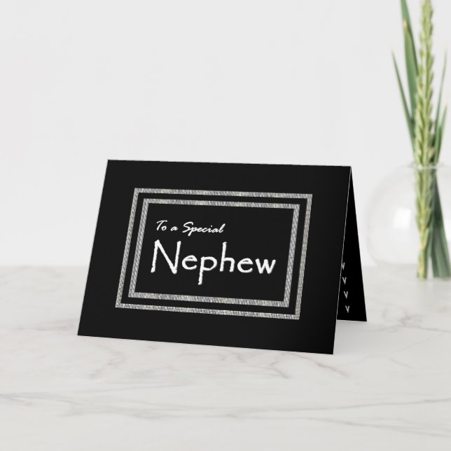 NEPHEW - Page Boy Wedding Invitation (Front)