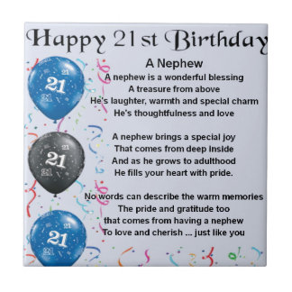 Nephew 21st Birthday Gifts on Zazzle