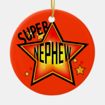 Nephew Super Star Christmas Ornament