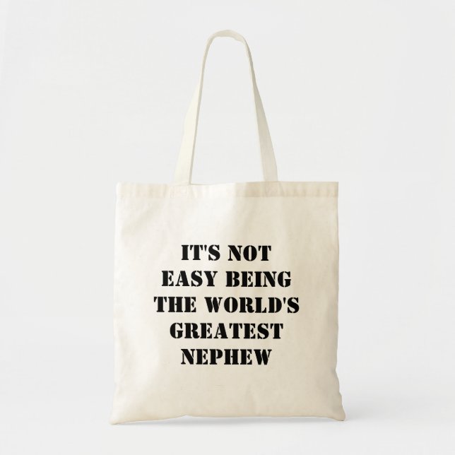 Nephew Tote Bag (Front)