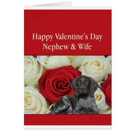 Nephew & Wife Glossy Grizzly Valentine Puppy Love