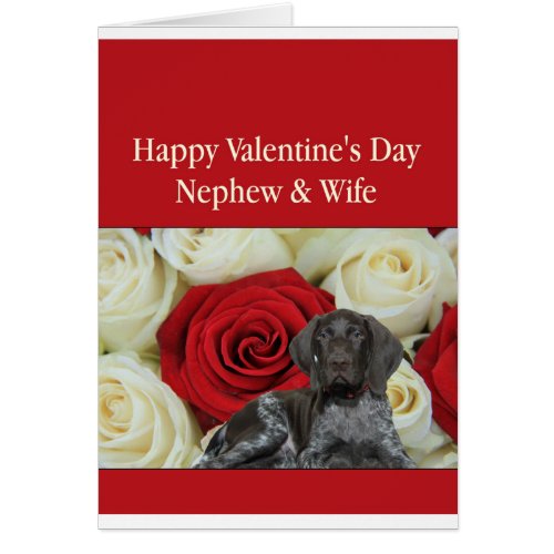 Nephew  Wife Glossy Grizzly Valentine Puppy Love