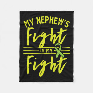 Nephew's Fight Is My Fight Kidney Disease Awarenes Fleece Blanket