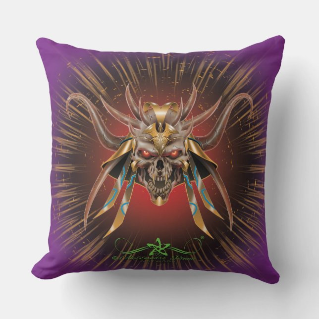 Nephila Throw Pillow (Front)