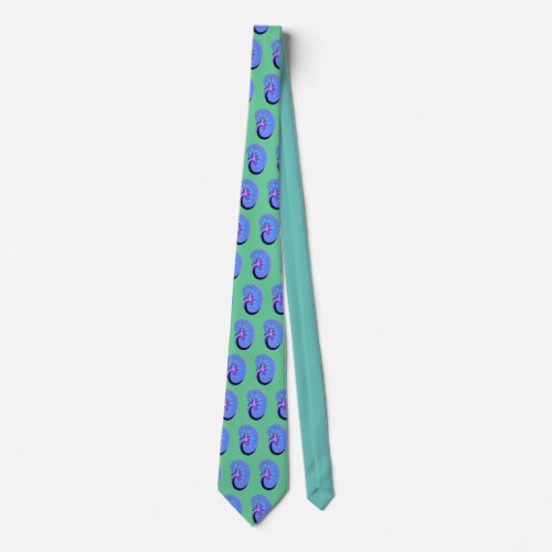 Nephrologist Kidney Design Necktie For Men