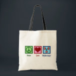 Nephrologist Peace Love Nephrology Office Tote Bag<br><div class="desc">A beautiful nephrologist gift for a kidney specialist. Peace Love Nephrology design for your favorite doctor or nurse in that medical department featuring a peace sign,  heart,  and a drawing of pink kidneys.</div>