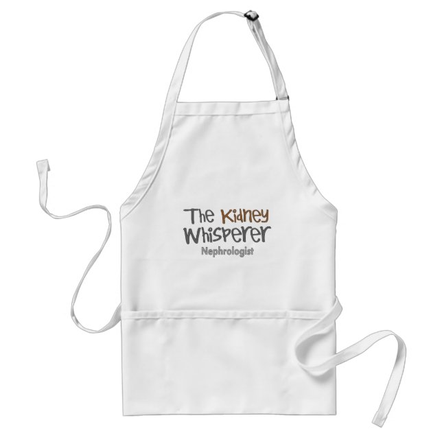 Nephrologist Physician Gifts, Humorous Adult Apron (Front)
