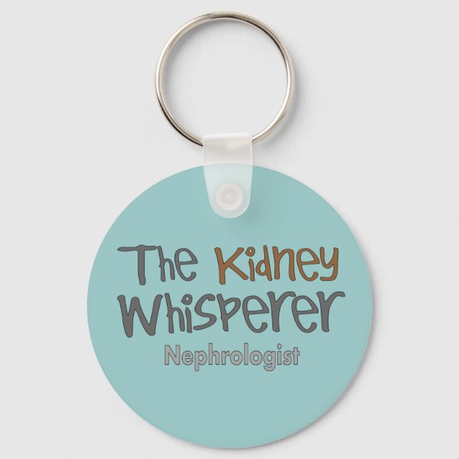 Nephrologist Physician Gifts, Humorous Keychain (Front)