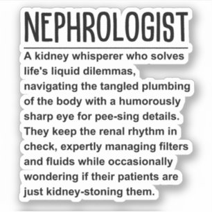 Nephrologist Sticker