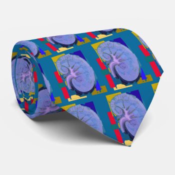 Nephrologist The Kidney Tie by ProfessionalDesigns at Zazzle