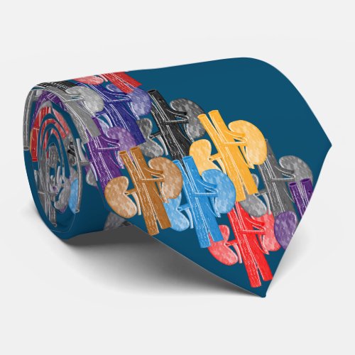 Nephrologist Tie Artsy Human Kidney Design 24