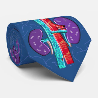Nephrologist Tie Unique Artsy Kidney Design #19